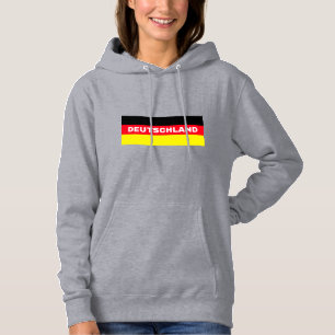 Deutschland in deutschen Flaggenfarben Hoodie