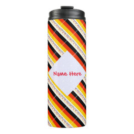 Deutschland Individuelle Kachelflagge Thermosbecher
