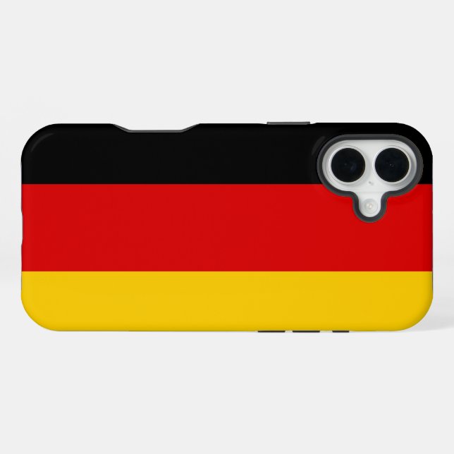 Deutschland iPhone 16 Plus Hülle (Rückseite (Horizontal))