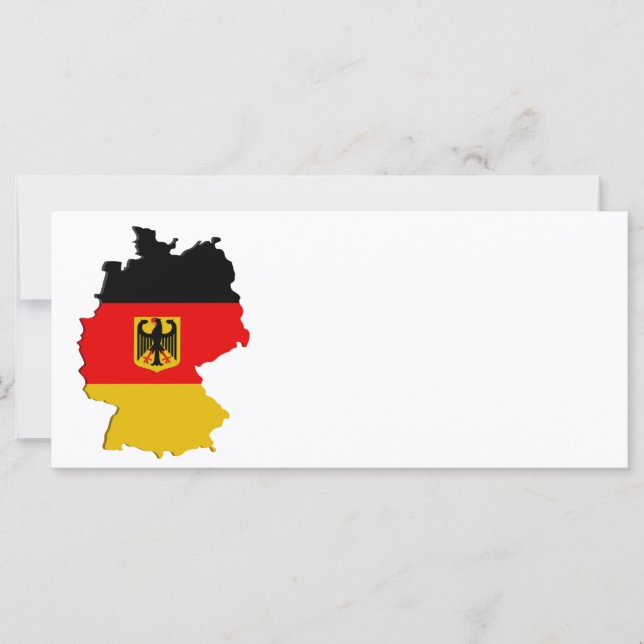 Deutschland-Karte (Vorderseite)