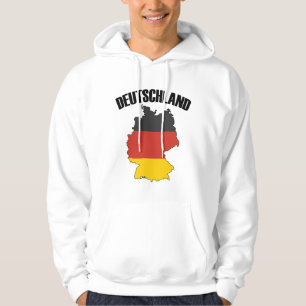 Deutschland Karte - Deutsche Flagge - Deutschland Hoodie