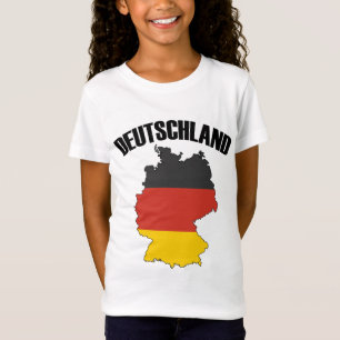 Deutschland Karte - Deutsche Flagge - Deutschland T-Shirt