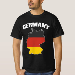 Deutschland Karte - Deutsche Flagge - Deutschland T-Shirt