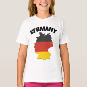 Deutschland Karte - Deutsche Flagge - Deutschland  T-Shirt