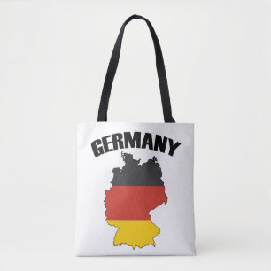 Deutschland Karte - Deutsche Flagge - Deutschland Tasche