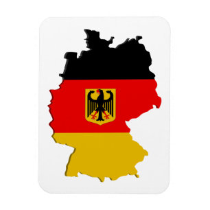 Deutschland-Karte Magnet