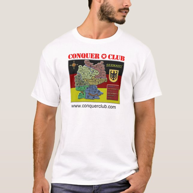 Deutschland-Karte T-Shirt (Vorderseite)