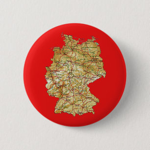 Deutschland-Karten-Knopf Button