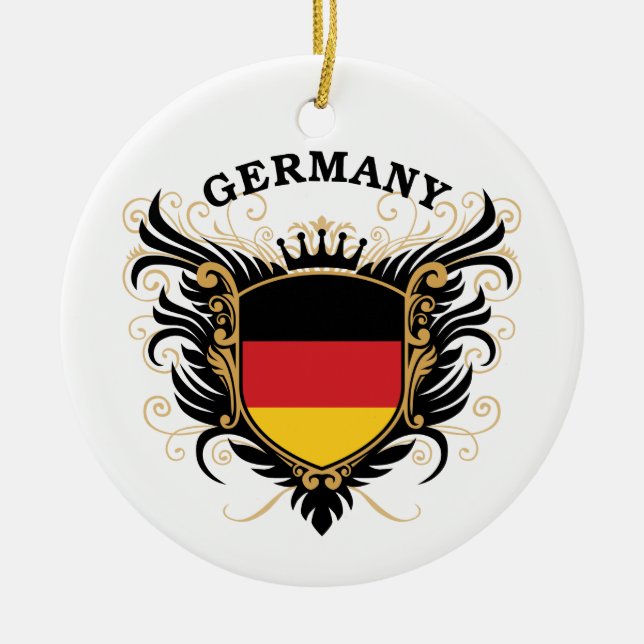 Deutschland Keramik Ornament (Vorne)