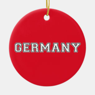 Deutschland Keramikornament