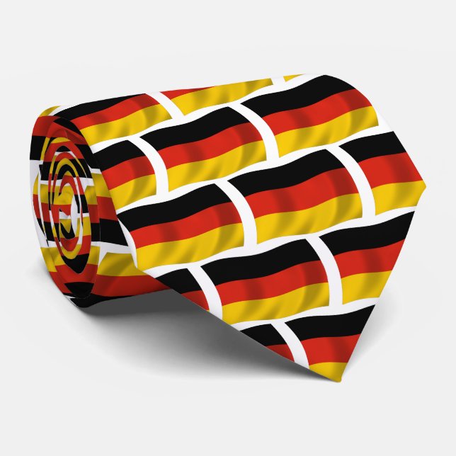 Deutschland Krawatte der Flagge (Gerollt)