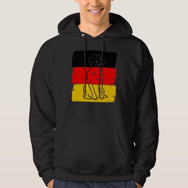 Deutschland Labrador Retriever Dog Owner Hunde Pap Hoodie (Vorderseite)