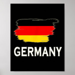 Deutschland Land Deutsche Flagge Für Männer Frauen Poster