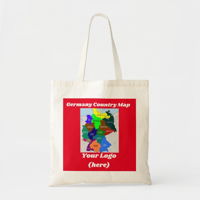 Deutschland Landkarte Tasche (Vorne)
