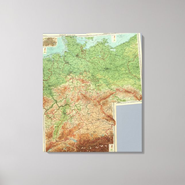 Deutschland Leinwanddruck (Vorderseite)