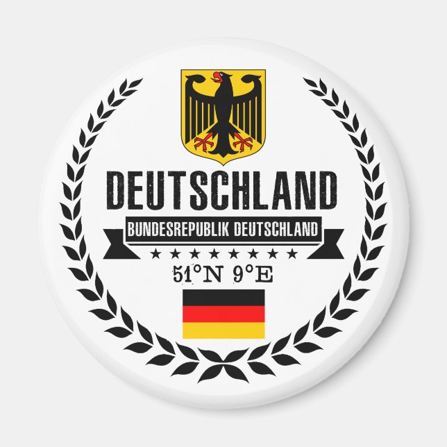 Deutschland Magnet (Vorne)