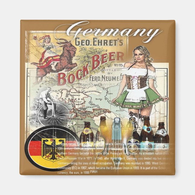 Deutschland Magnet (Vorne)