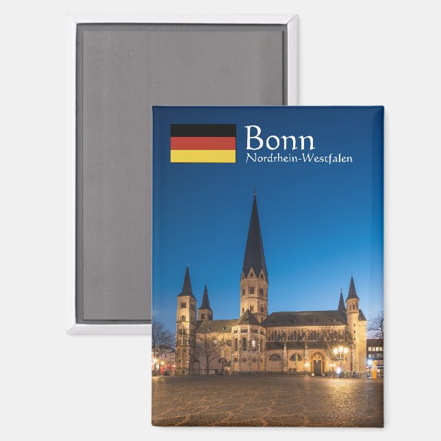 Deutschland Magnet (Vorderseite/Rückseite)
