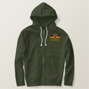 DEUTSCHLAND Mens bestickt Bestickter Hoodie