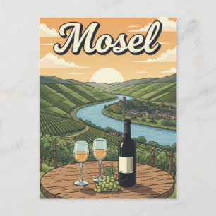 Deutschland Mosel Travel Postkarte