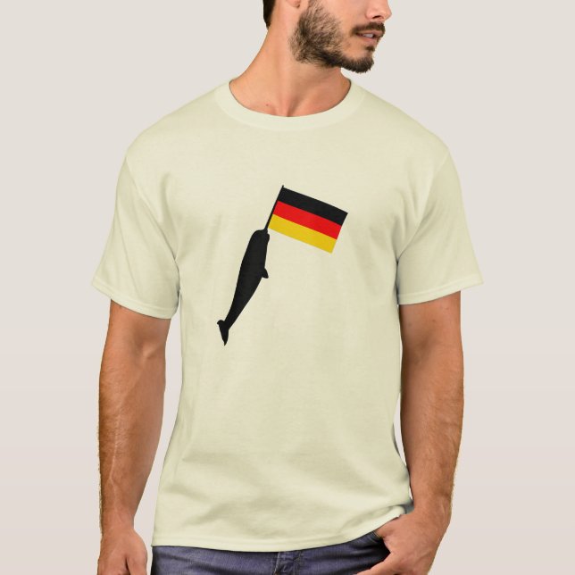Deutschland Narwhal T-Shirt (Vorderseite)