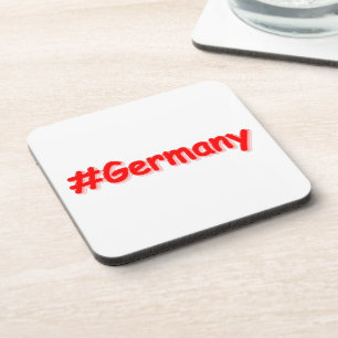 "#Deutschland" Niedliches Design. Jetzt kaufen Getränkeuntersetzer