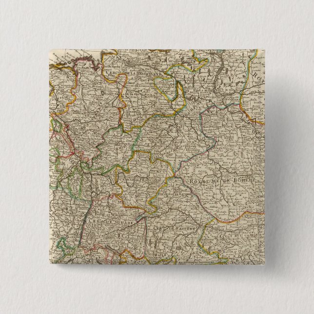Deutschland, Österreich, Europa Button (Vorderseite)