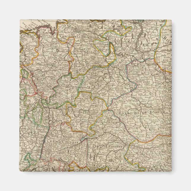 Deutschland, Österreich, Europa Magnet (Vorne)