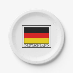 Deutschland Pappteller