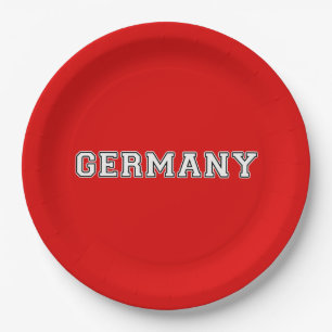Deutschland Pappteller