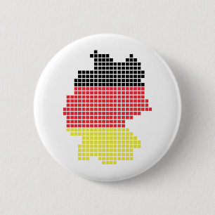 Deutschland-Pixelflagge Button