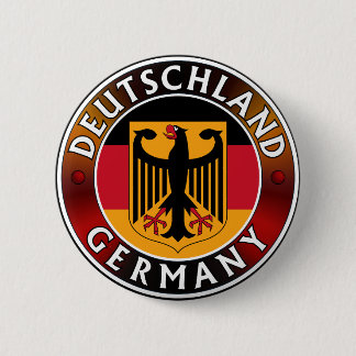 Deutschland Plaque, Deutsche Flagge und Adler Button