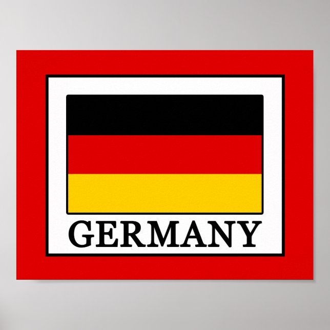 Deutschland Poster (Vorne)