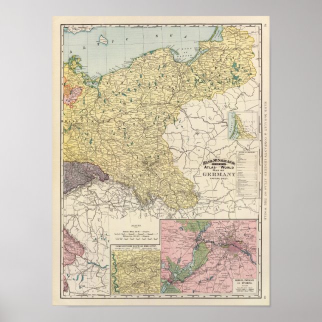 Deutschland Poster (Vorne)