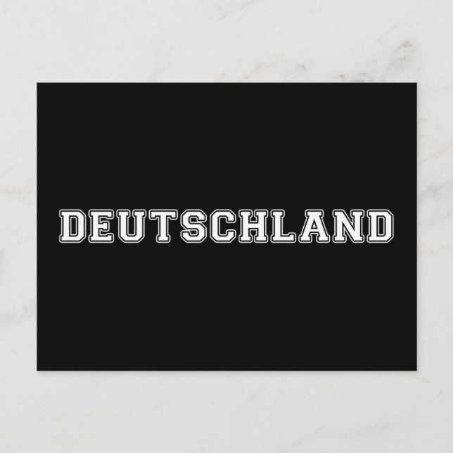 Deutschland Postkarte (Vorderseite)