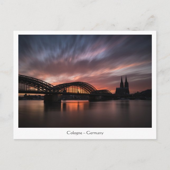 Deutschland Postkarte Köln (Vorderseite)