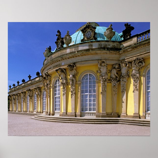 Deutschland, Potsdam. Park Sanssouci, 3 Poster (Vorne)