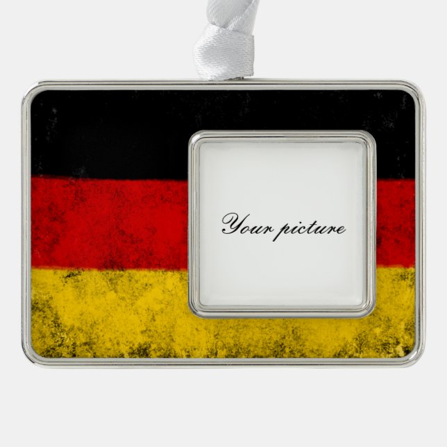 Deutschland Rahmen-Ornament Silber (Vorderseite)