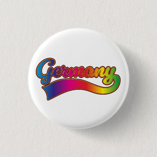 Deutschland Rainbow-Logo Button (Vorderseite)