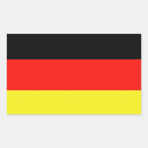 Deutschland Rechteckiger Aufkleber