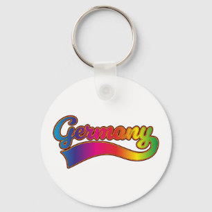 Deutschland Regenbogen-Logo Schlüsselanhänger