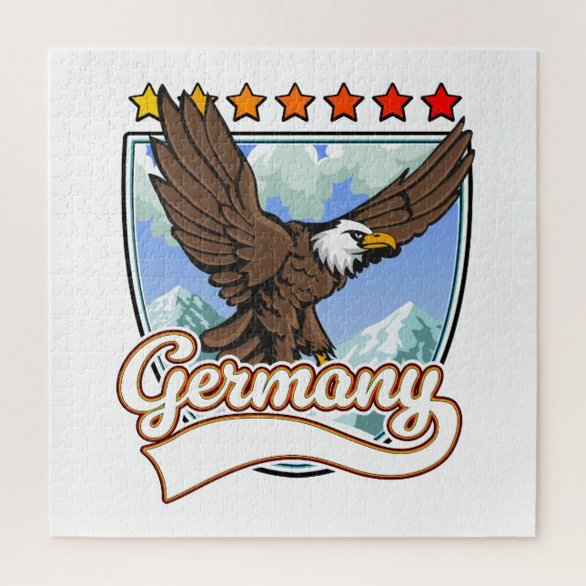 Deutschland Reise-Patch (Vertikal)