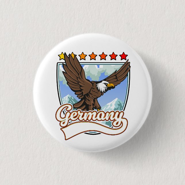 Deutschland Reise-Patch Button (Vorderseite)