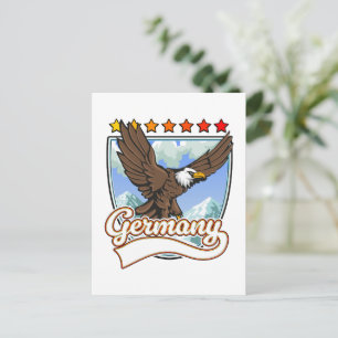 Deutschland Reise-Patch Feiertagspostkarte