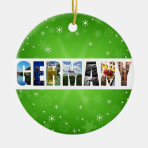 Deutschland Reisen Foto Weihnachten Keramik Ornament