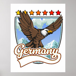 Deutschland Reisepflaster Poster