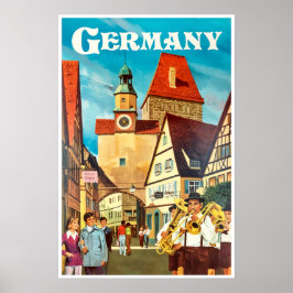 Deutschland Reiseplakat  Poster