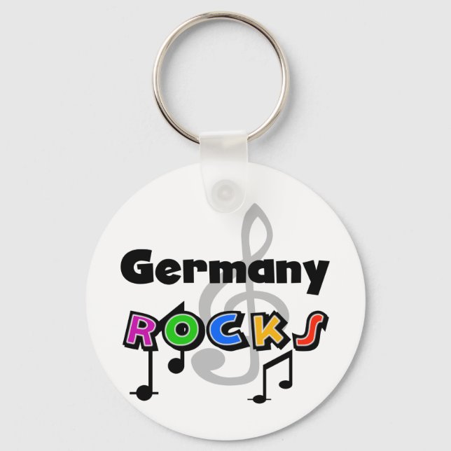 Deutschland Rocks Schlüsselanhänger (Vorderseite)