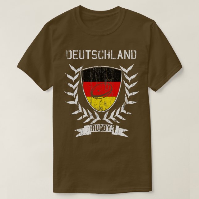 Deutschland Rugby Jersey 2023 Deutschland Rugby T-Shirt (Design vorne)