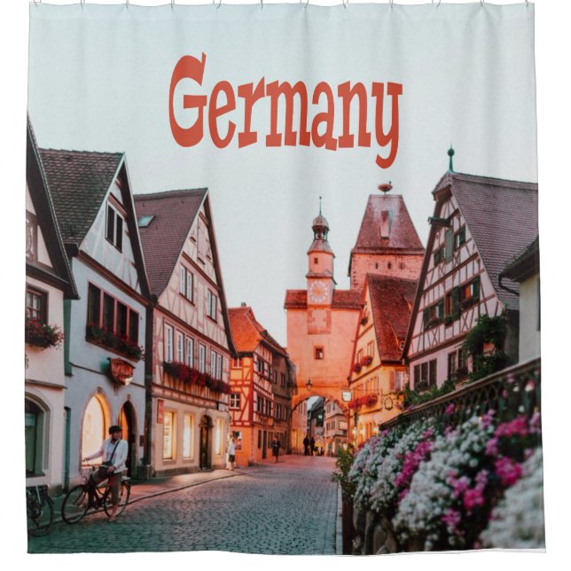 Deutschland Ruhenhäuser Duschvorhang (Vorderseite)